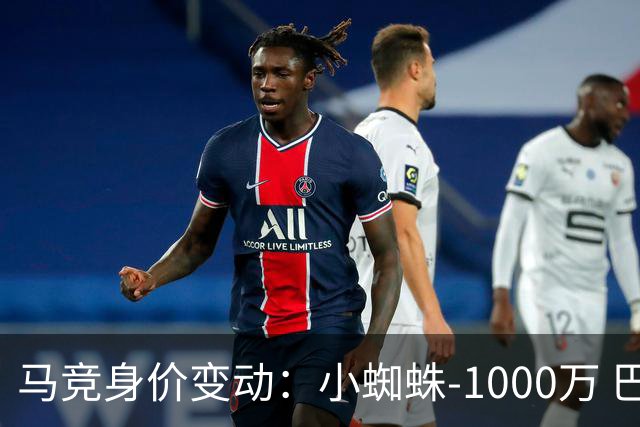 马竞身价变动：小蜘蛛-1000万 巴里奥斯+1500万 罗梅罗-1000万