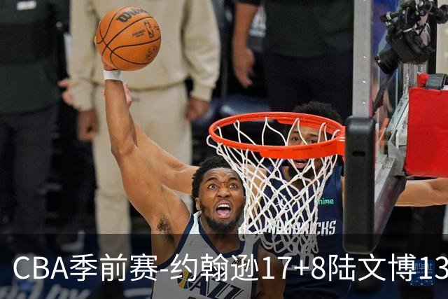 CBA季前赛-约翰逊17+8陆文博13分 浙江送宁波3连败
